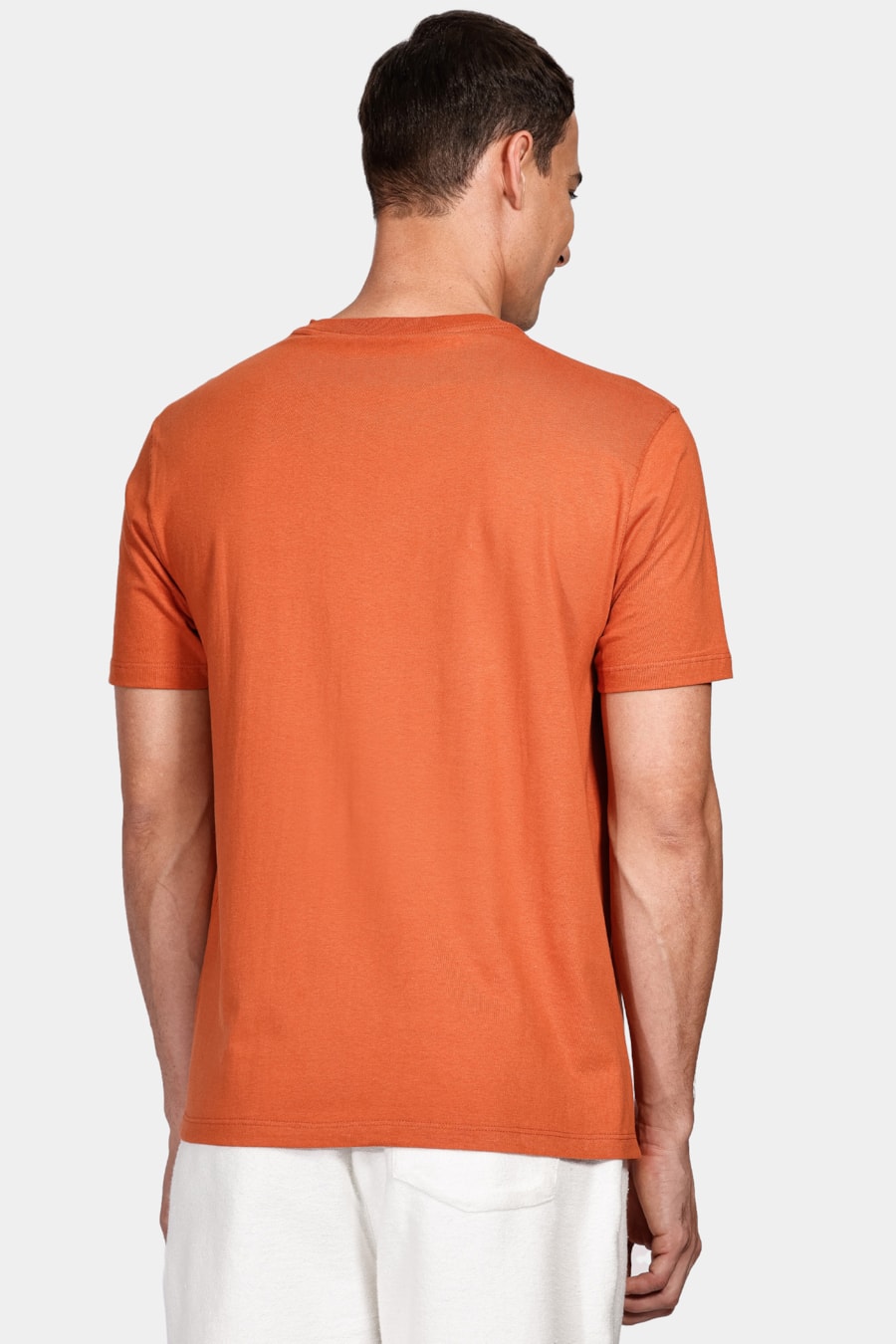 Camiseta Regular Fotografia Laranja Ferrugem — foto 4 de 4