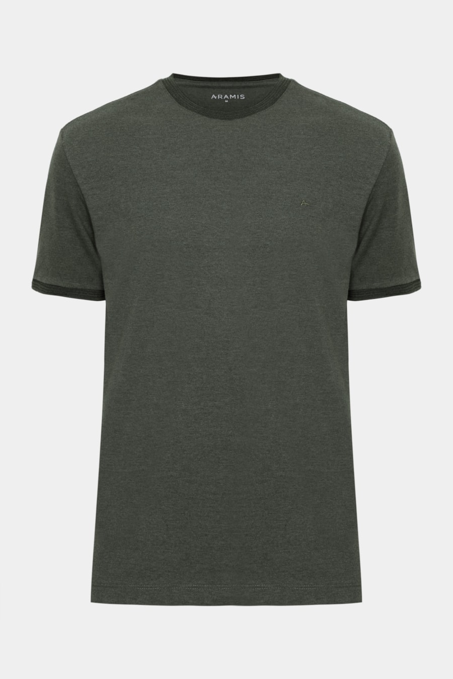 Camiseta Regular Manga Curta Verde Militar — foto 5 de 5