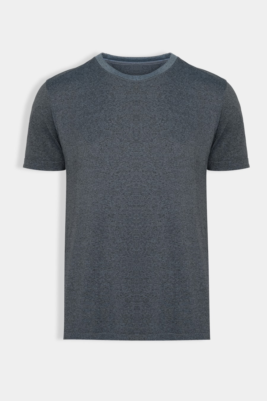 Camiseta Seamless Jacquard Azul Medio — foto 5 de 5