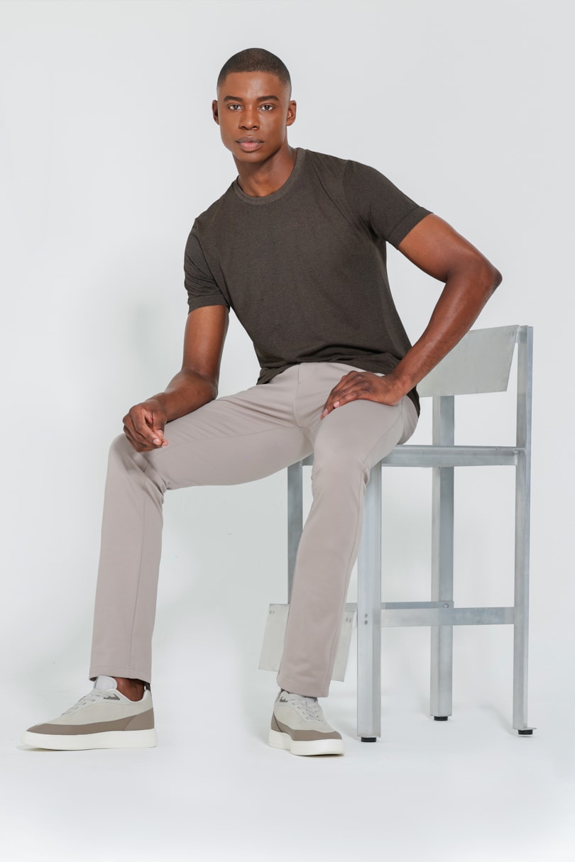 Camiseta Seamless Jacquard Ocre