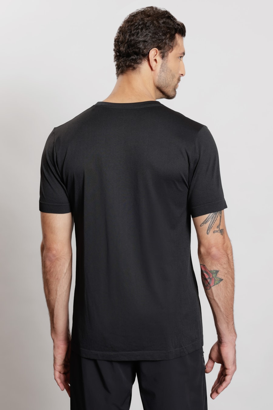 Camiseta Seamless Jacquard Preto — foto 4 de 5