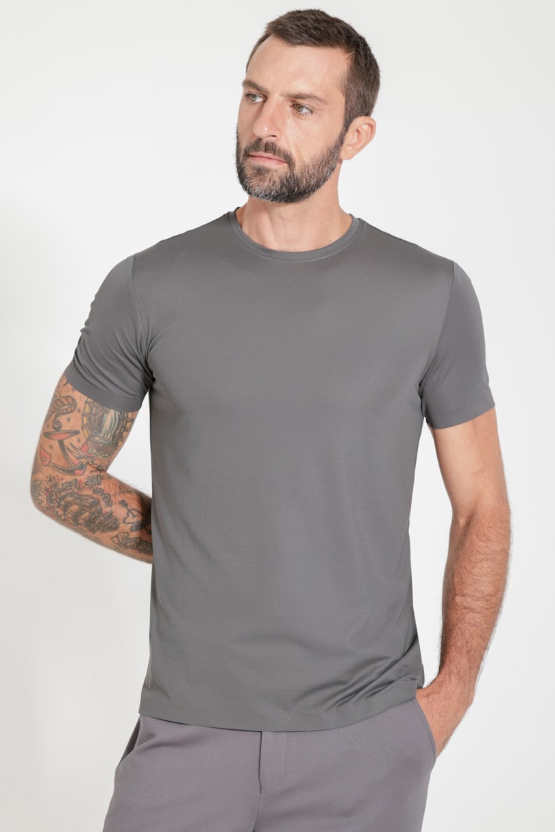 Camiseta Seamless Missão Impossível Cinza Grafite
