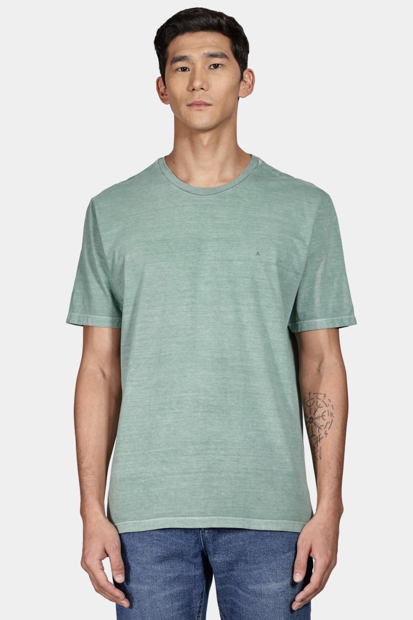 Camiseta Stonada Verde Oliva
