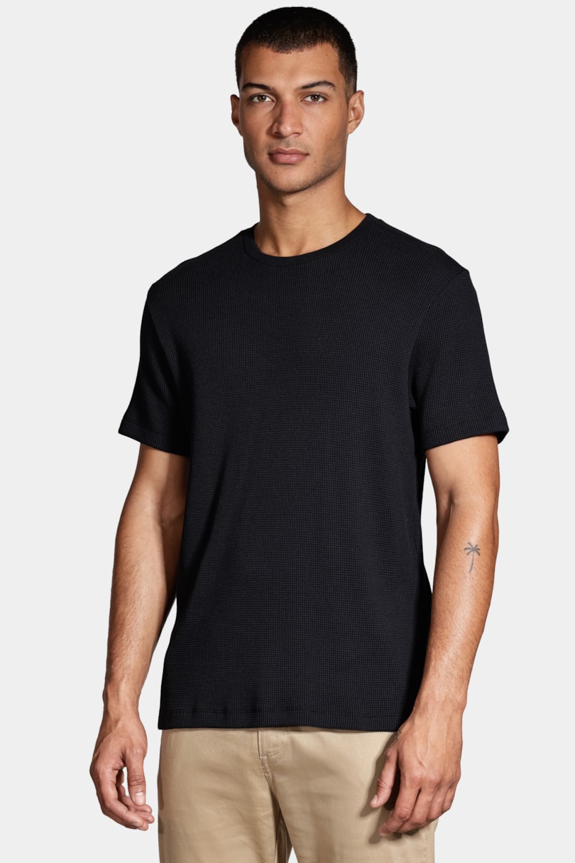 Camiseta Wafle Preto