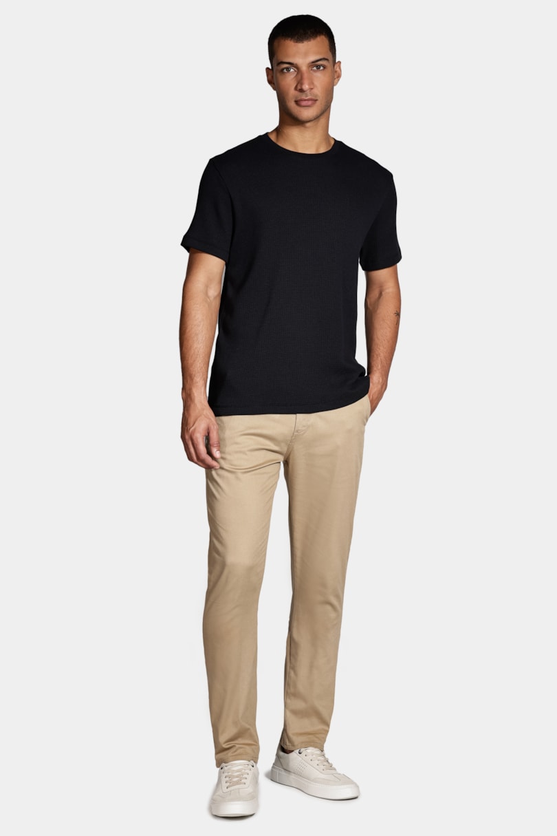 Camiseta Wafle Preto