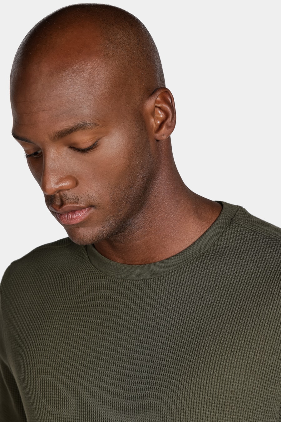 Camiseta Wafle Verde Pantano — foto 3 de 4