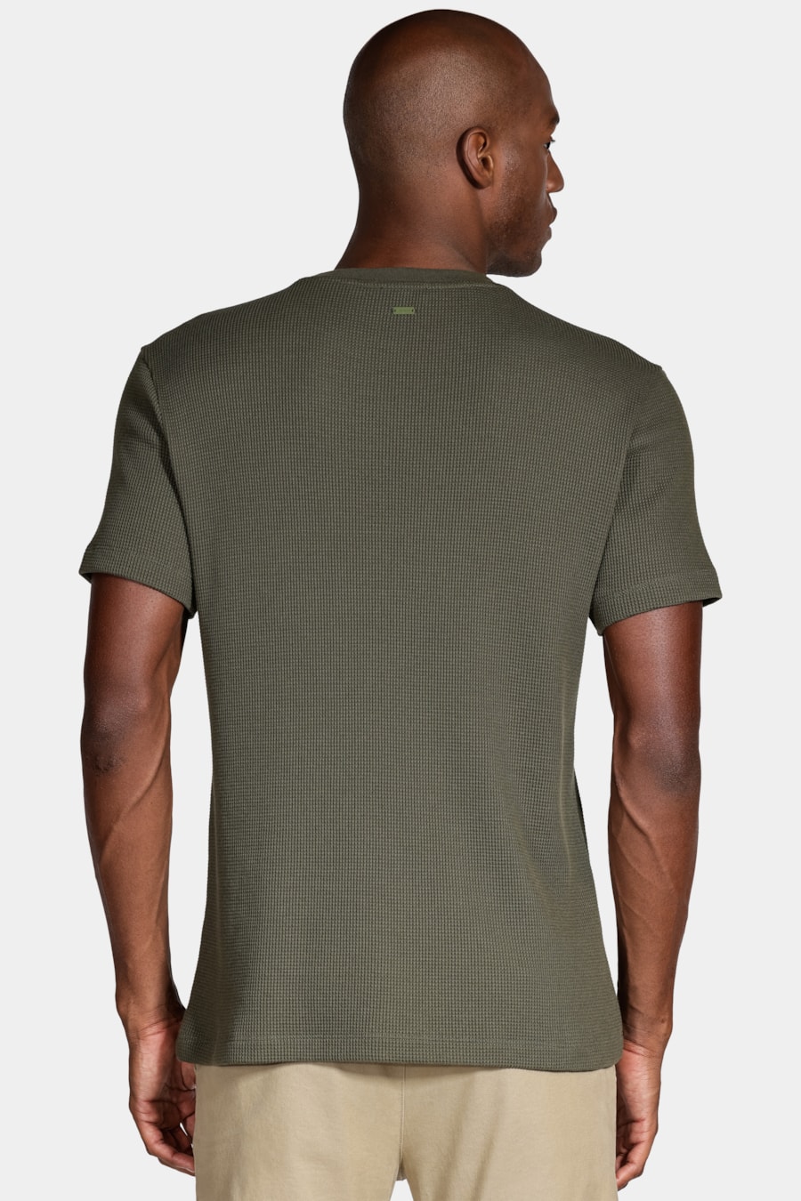 Camiseta Wafle Verde Pantano — foto 4 de 4