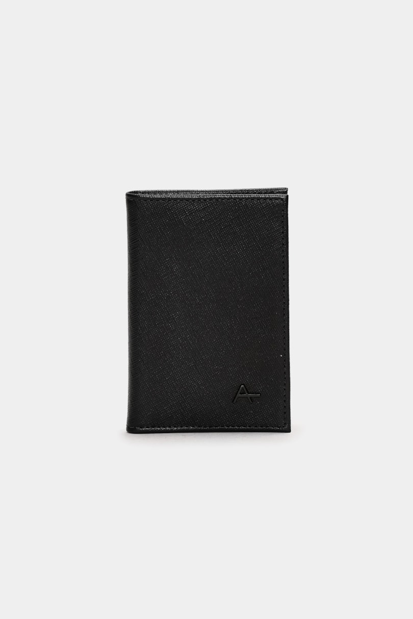 Carteira Couro Saffiano Preto
