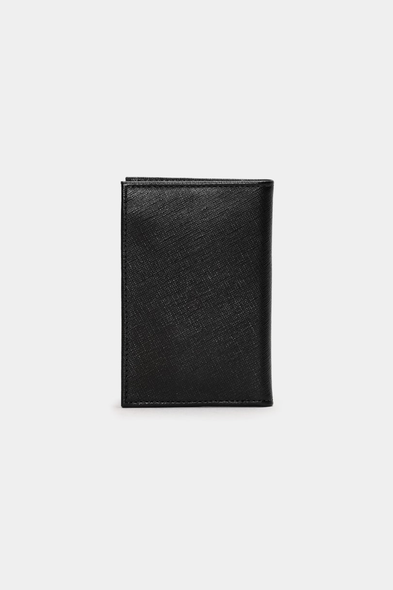 Carteira Couro Saffiano Preto
