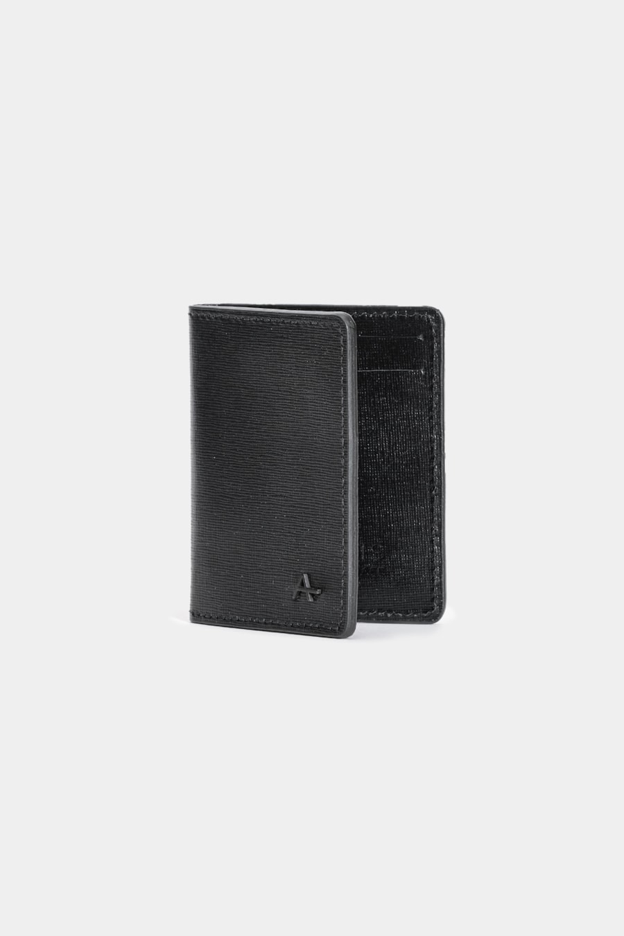 Carteira Couro Slim Saffiano Preto — foto 2 de 6