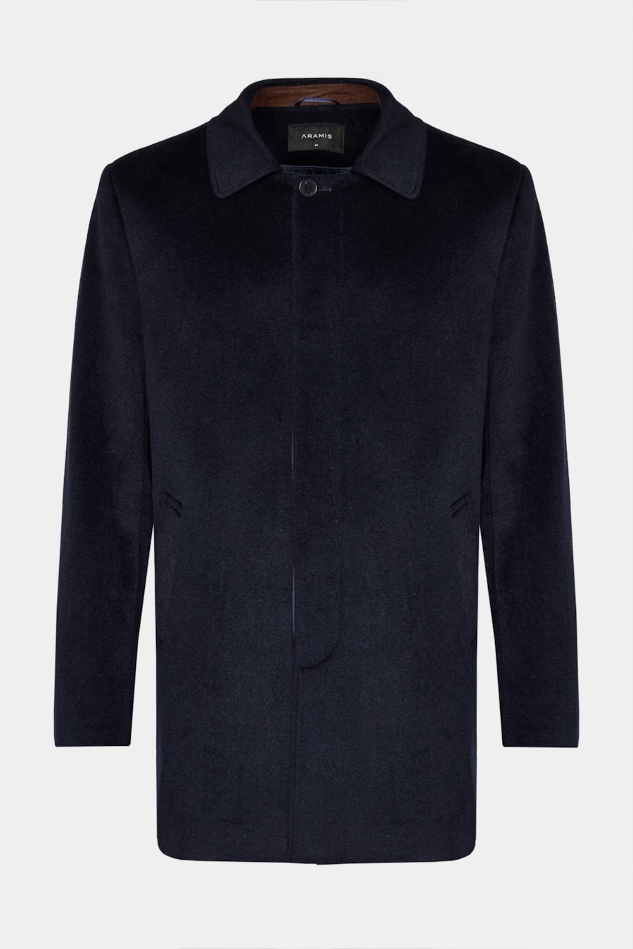 Casaco Trench Coat Blend Lã Marinho — foto 7 de 7