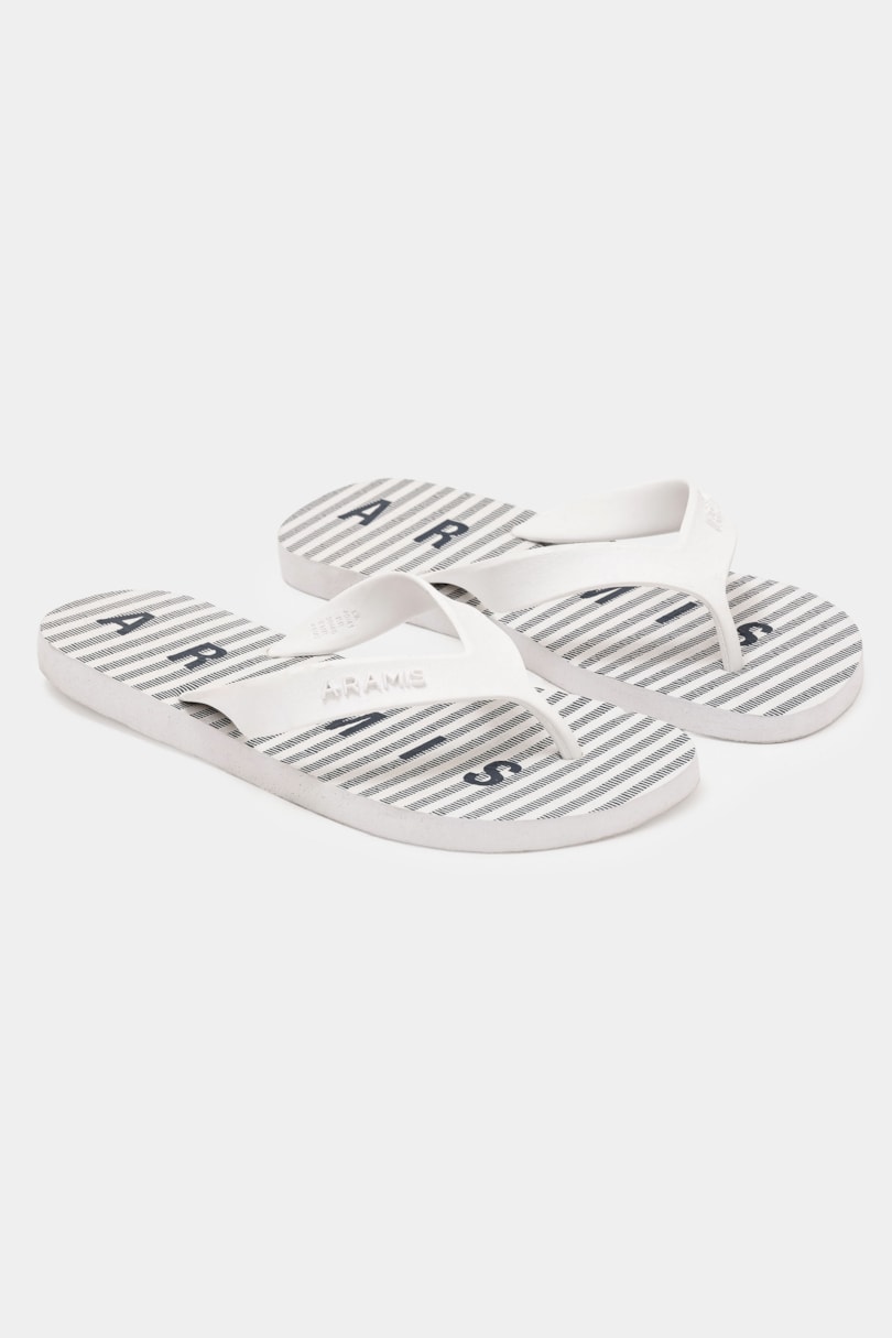 Chinelo Aramis Bar Stripes Branco