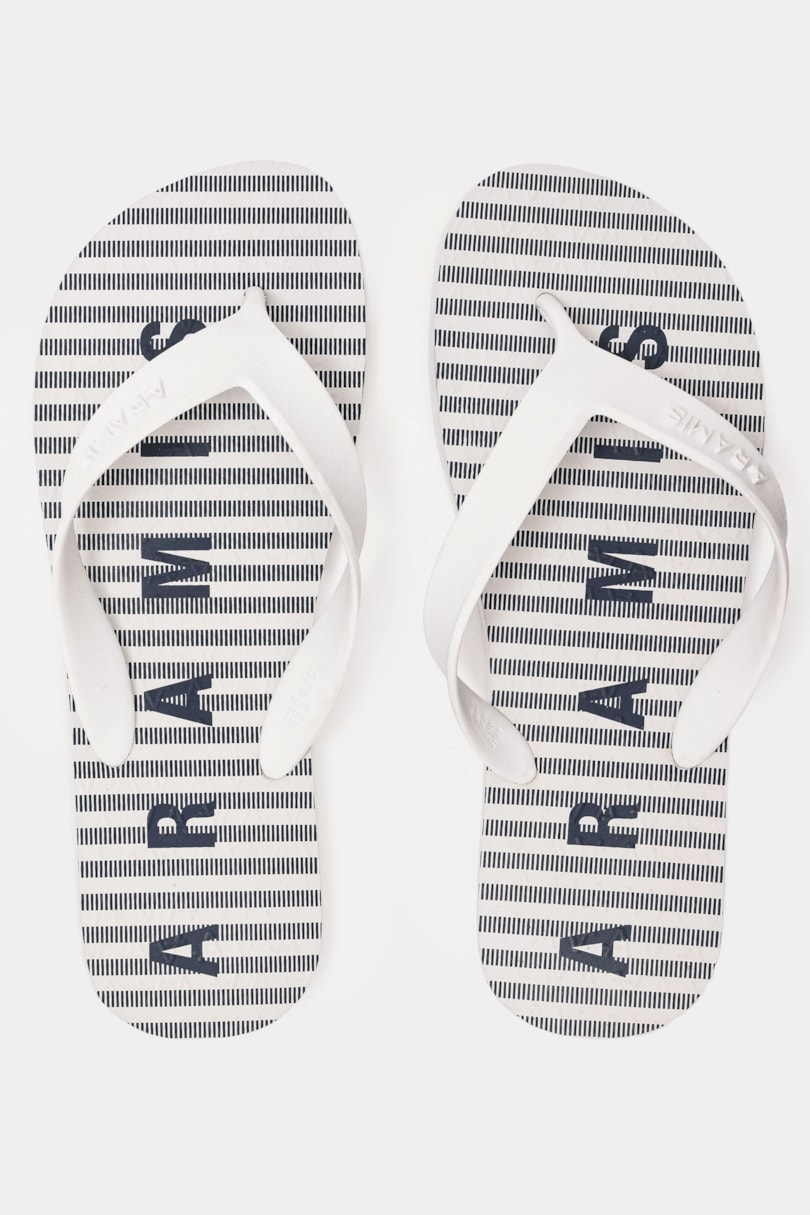 Chinelo Aramis Bar Stripes Branco
