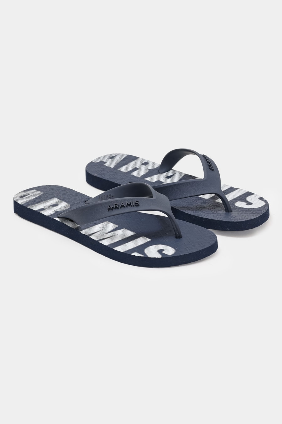 Chinelo Aramis Diagonal Stripes Logo Marinho — foto 1 de 3