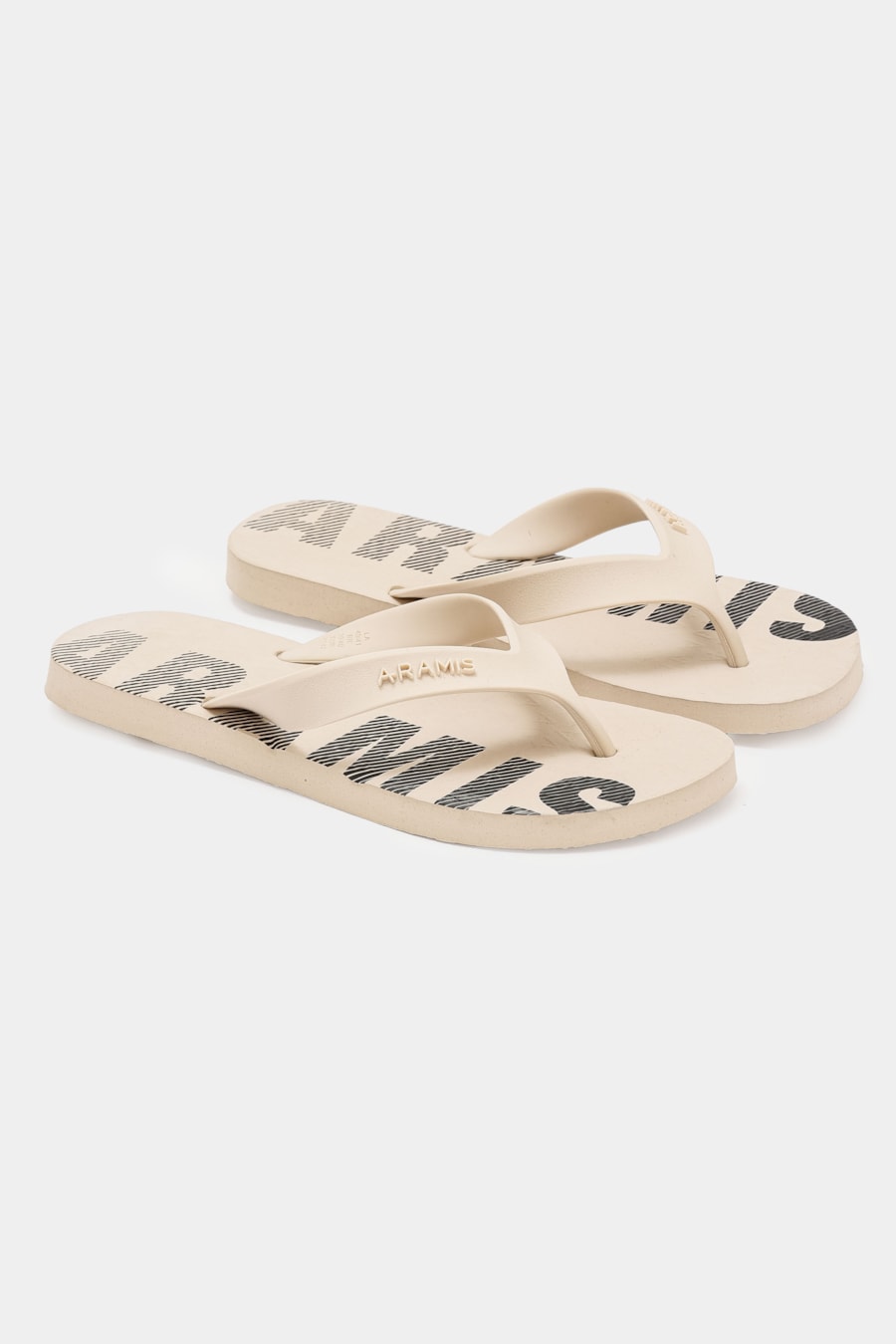 Chinelo Aramis Diagonal Stripes Logo Off White — foto 1 de 3