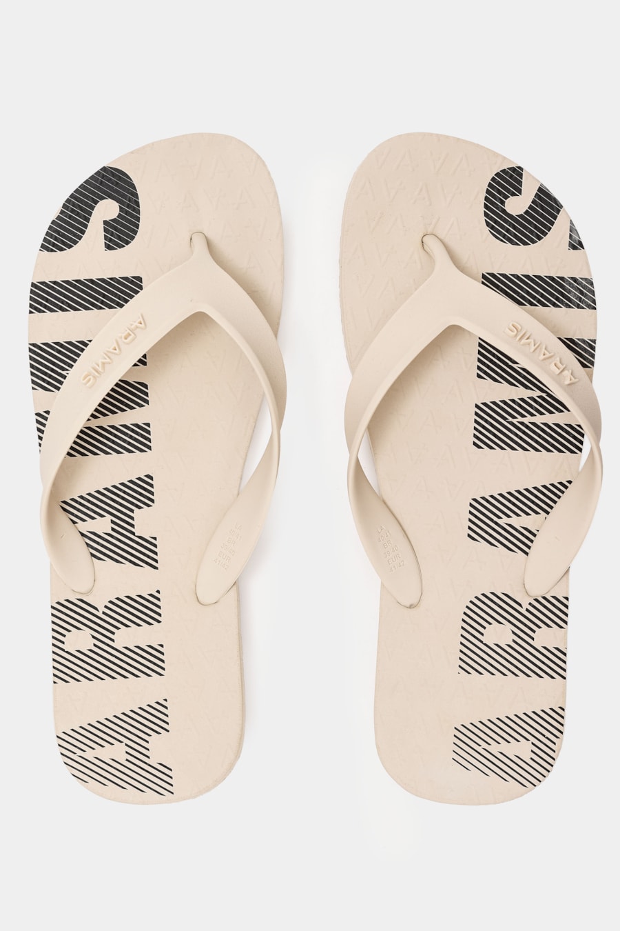 Chinelo Aramis Diagonal Stripes Logo Off White — foto 2 de 3