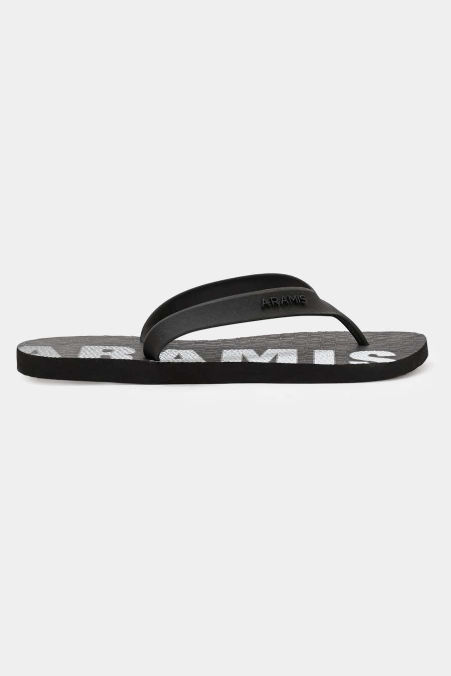 Chinelo Aramis Diagonal Stripes Logo Preto — foto 3 de 3