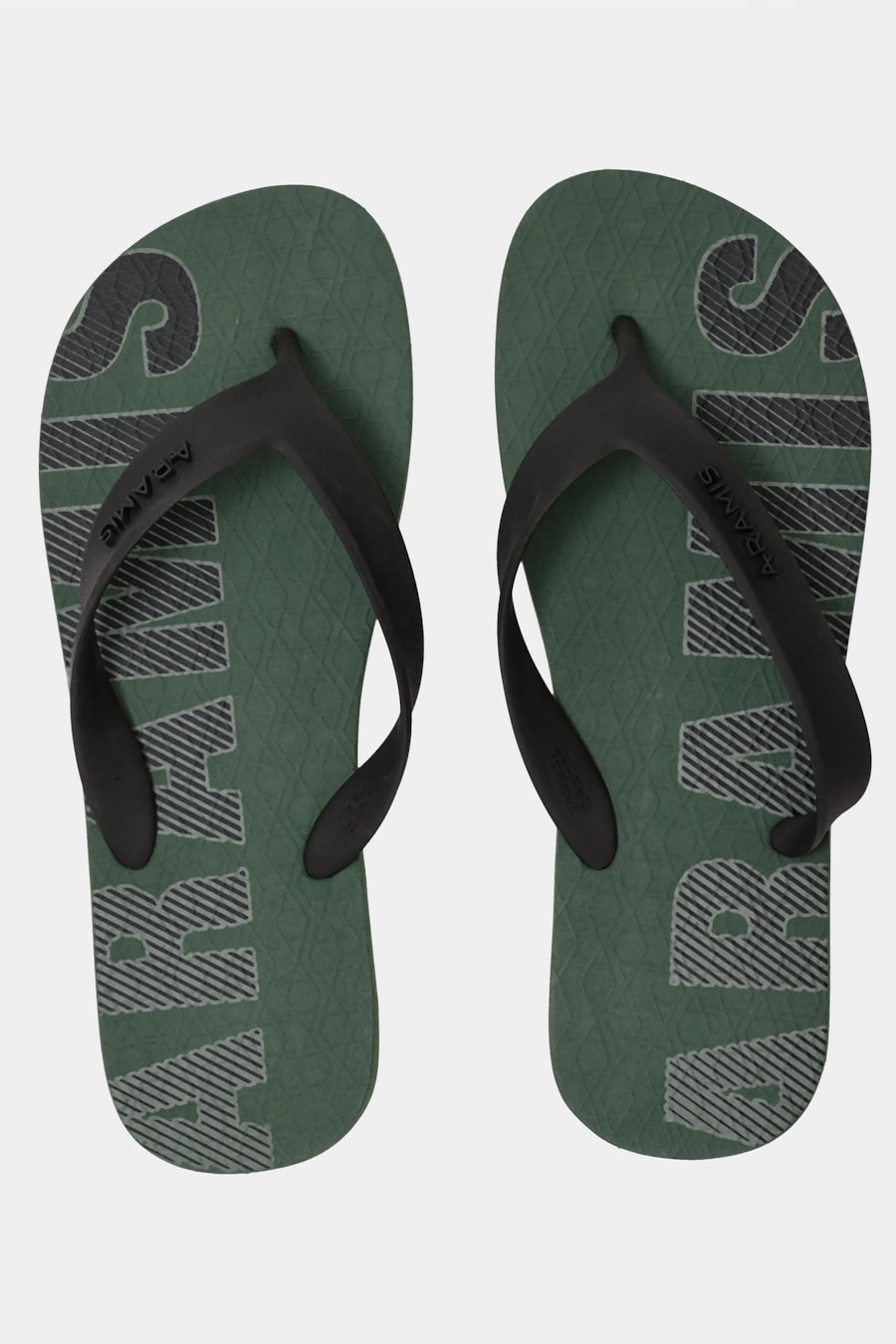 Chinelo Aramis Diagonal Stripes Logo Verde Militar — foto 2 de 3