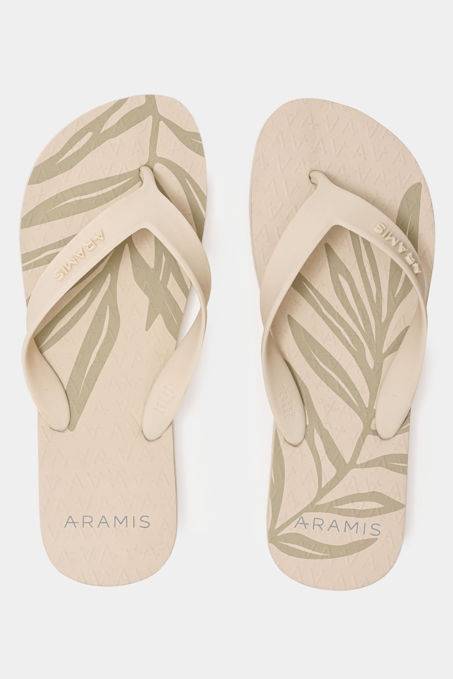 Chinelo Aramis Folhagem Off White — foto 2 de 3