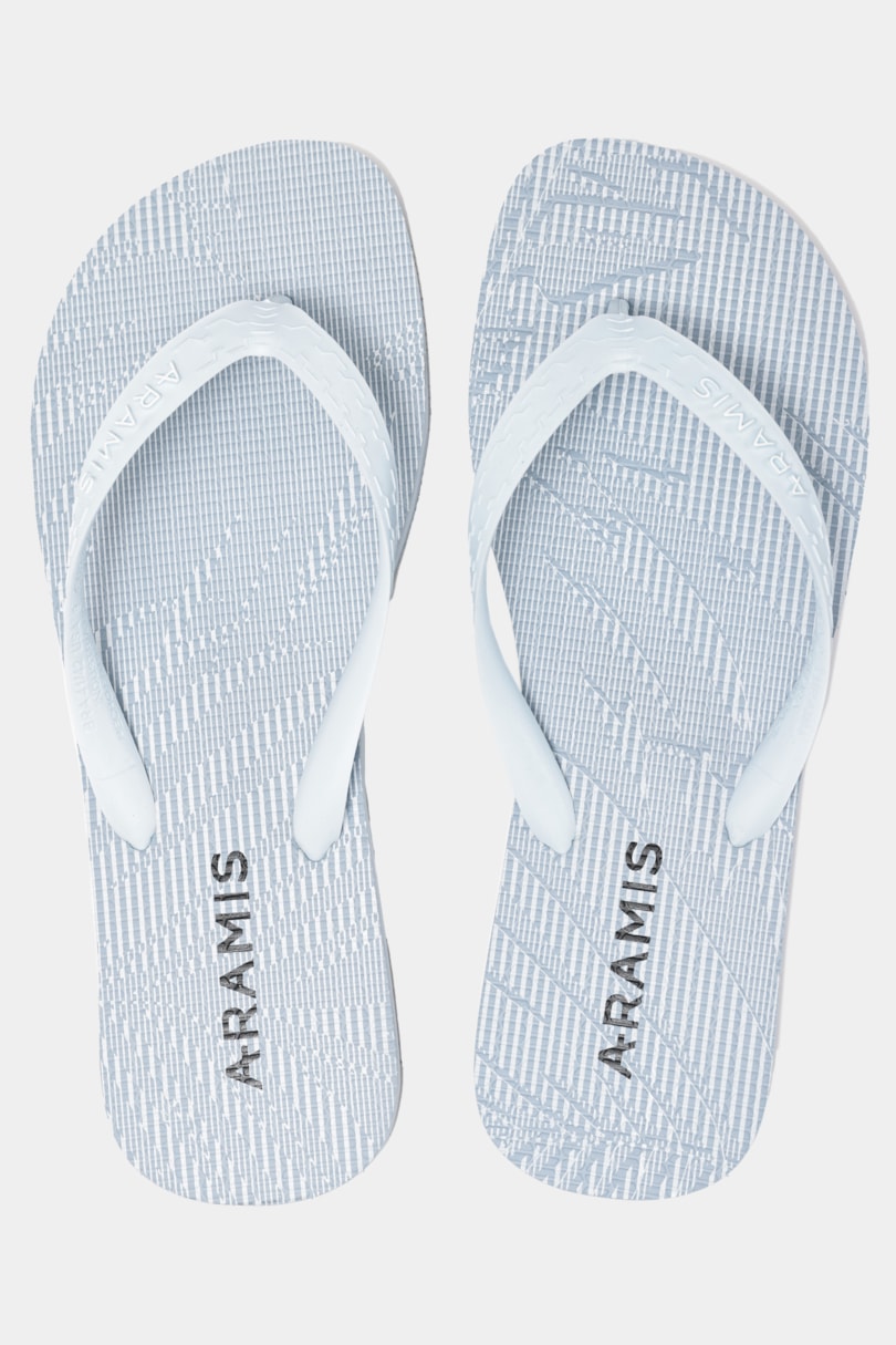 Chinelo Aramis Folhagens Azul Claro
