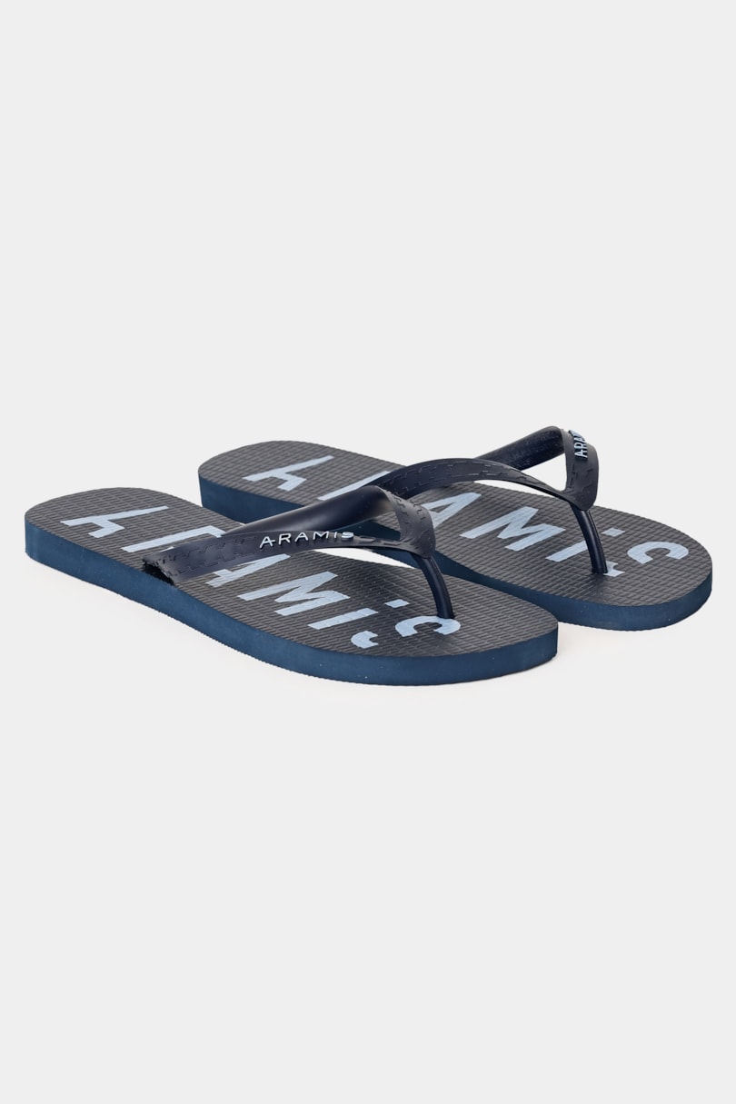 Chinelo Aramis Logo Lines Marinho