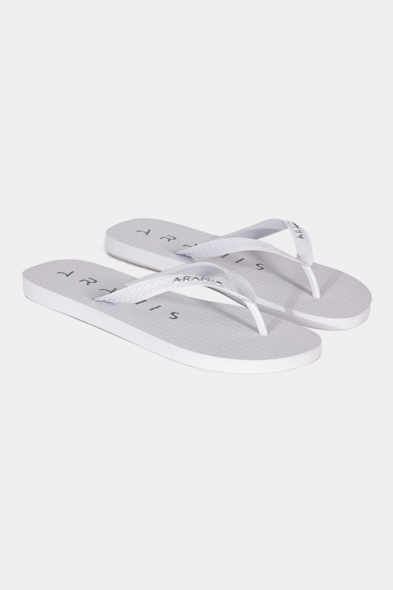 Chinelo Aramis Logo Stream Branco