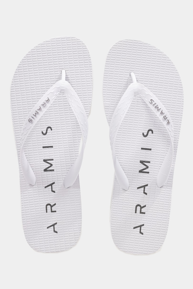 Chinelo Aramis Logo Stream Branco