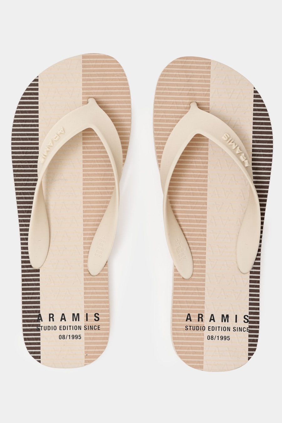 Chinelo Aramis Studio Block Stripes Off White — foto 2 de 3