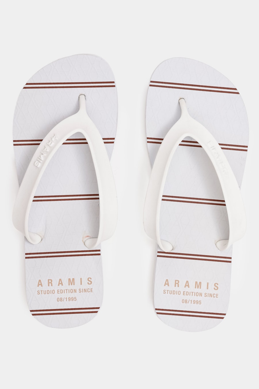 Chinelo Aramis Thin Stripes Branco — foto 2 de 3