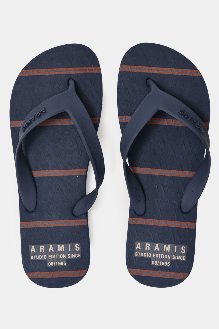Chinelo Aramis Thin Stripes Marinho — foto 2 de 3