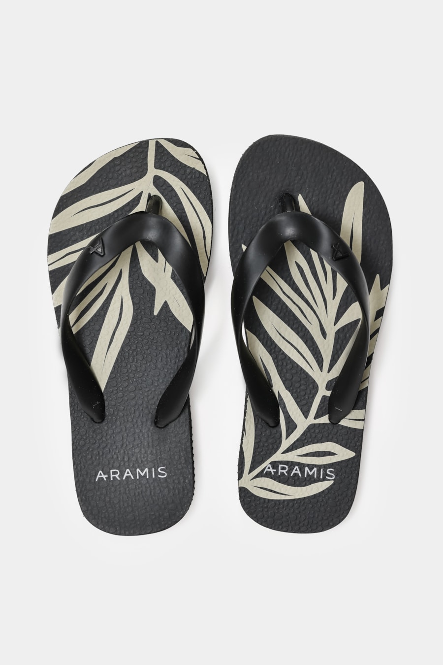 Chinelo Infantil Aramis Folhagem Preto — foto 2 de 3