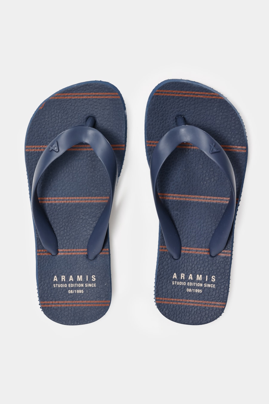 Chinelo Infantil Aramis Thin Stripes Marinho — foto 2 de 3