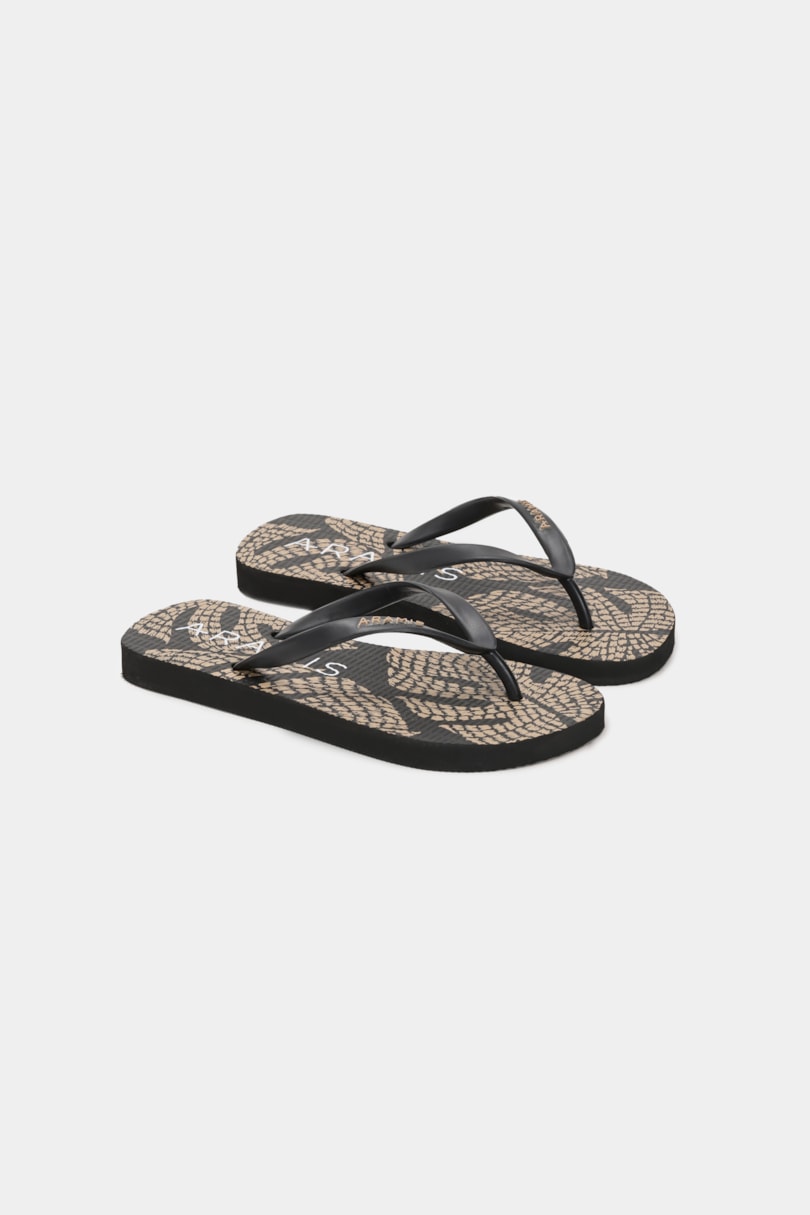 Chinelo Infantil Monstera Preto