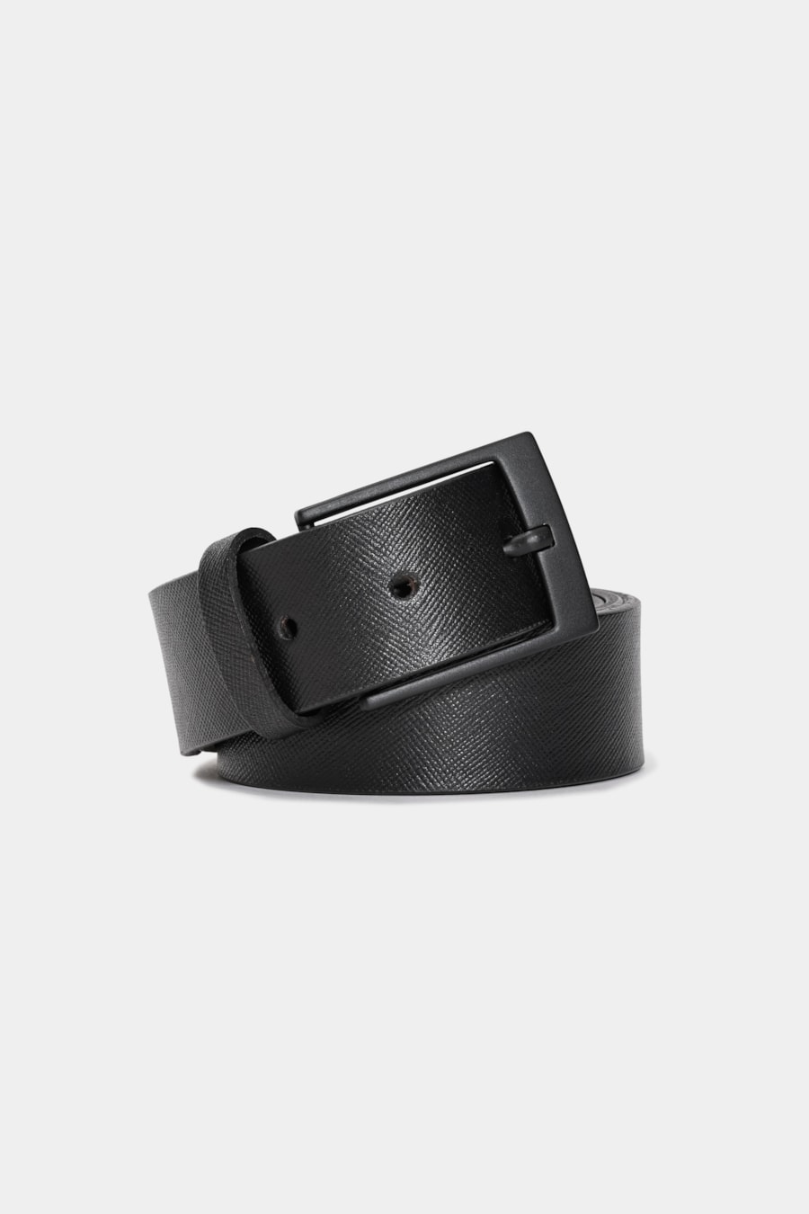 Cinto Basico Saffiano Preto — foto 1 de 3