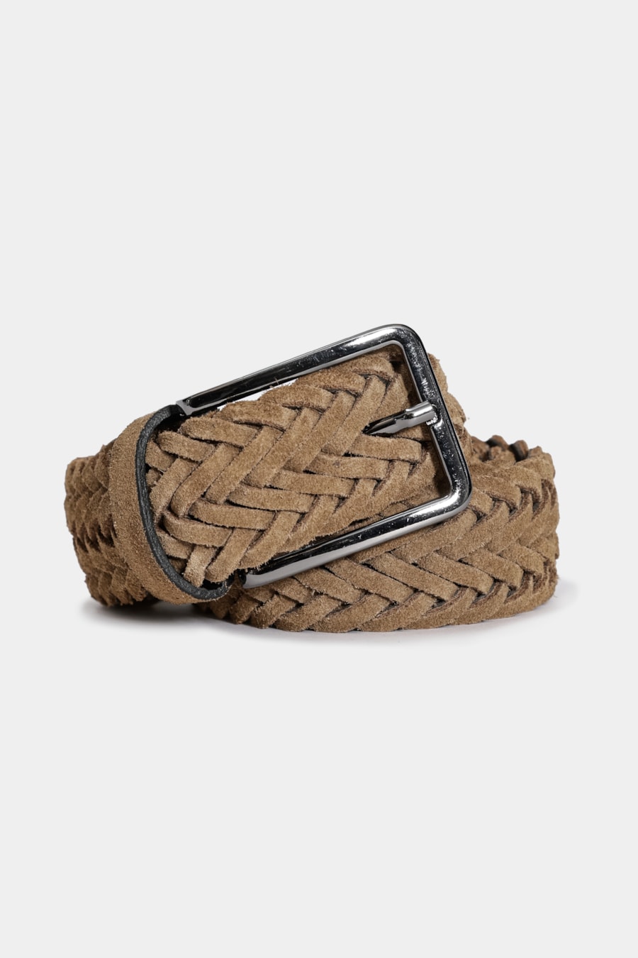 Cinto Couro Braided Tabaco — foto 1 de 3