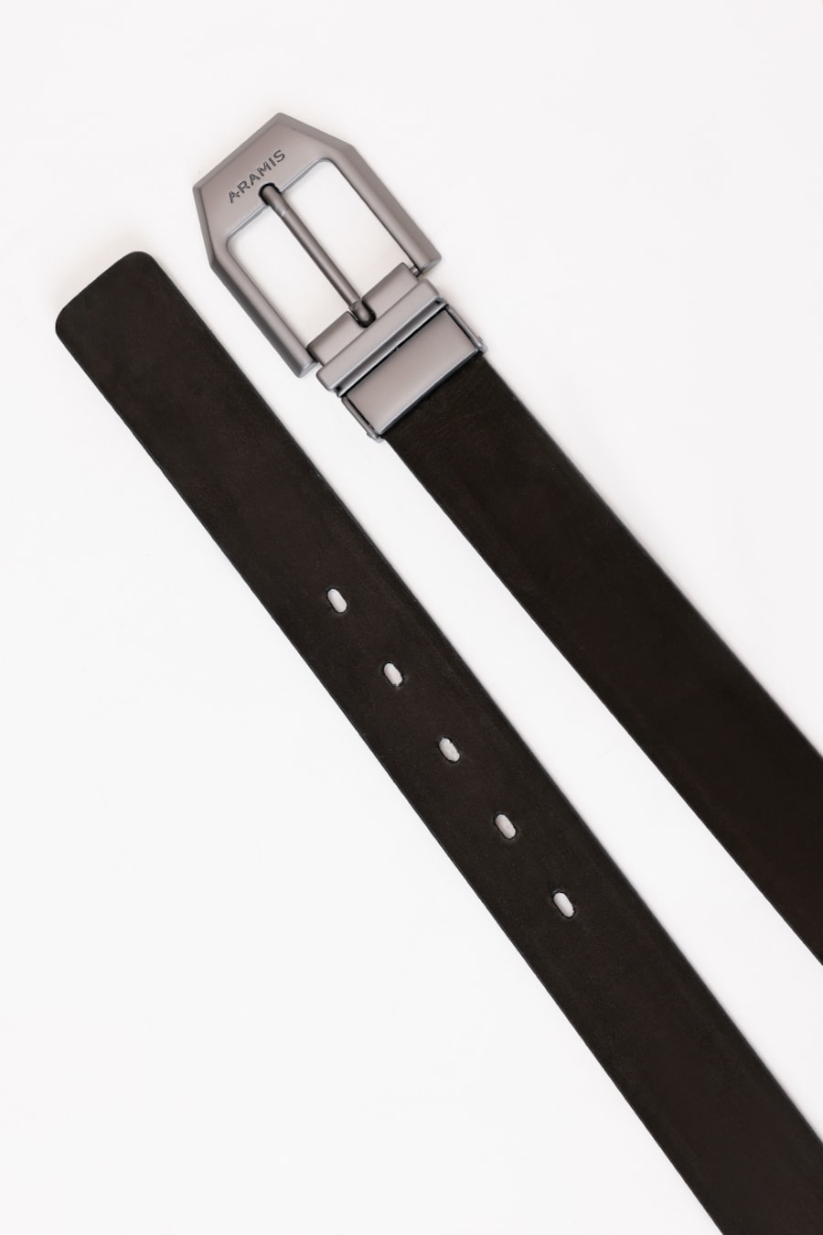Cinto Couro Dupla Face Edge Café Com Preto — foto 4 de 4