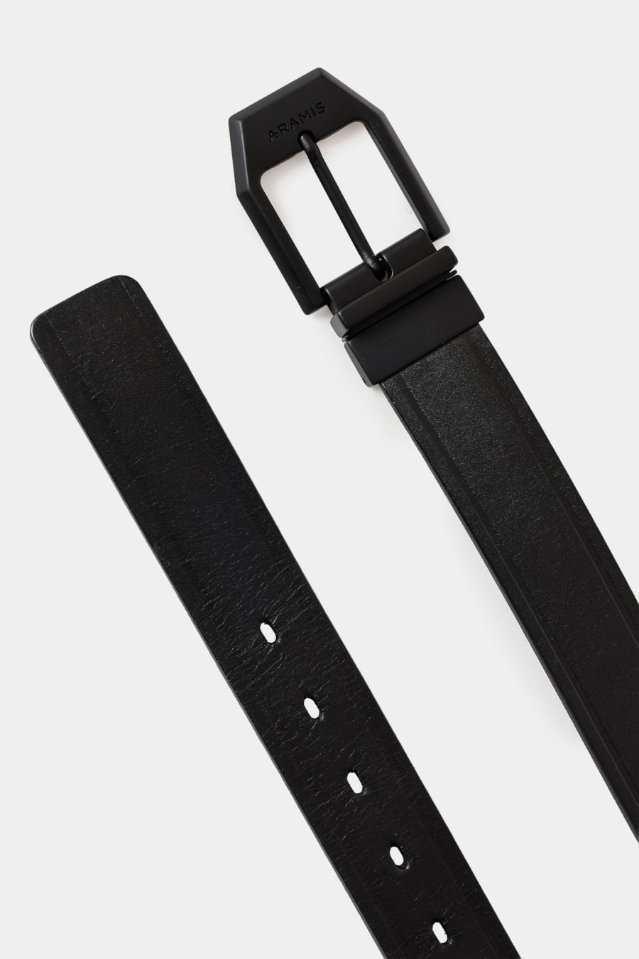 Cinto Couro Dupla Face Edge Preto Com Café — foto 3 de 7