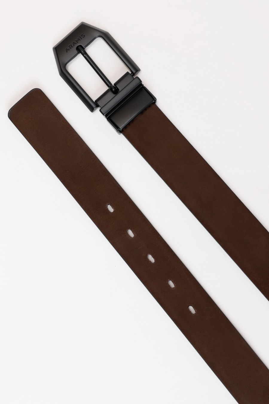 Cinto Couro Dupla Face Edge Preto Com Café — foto 7 de 7