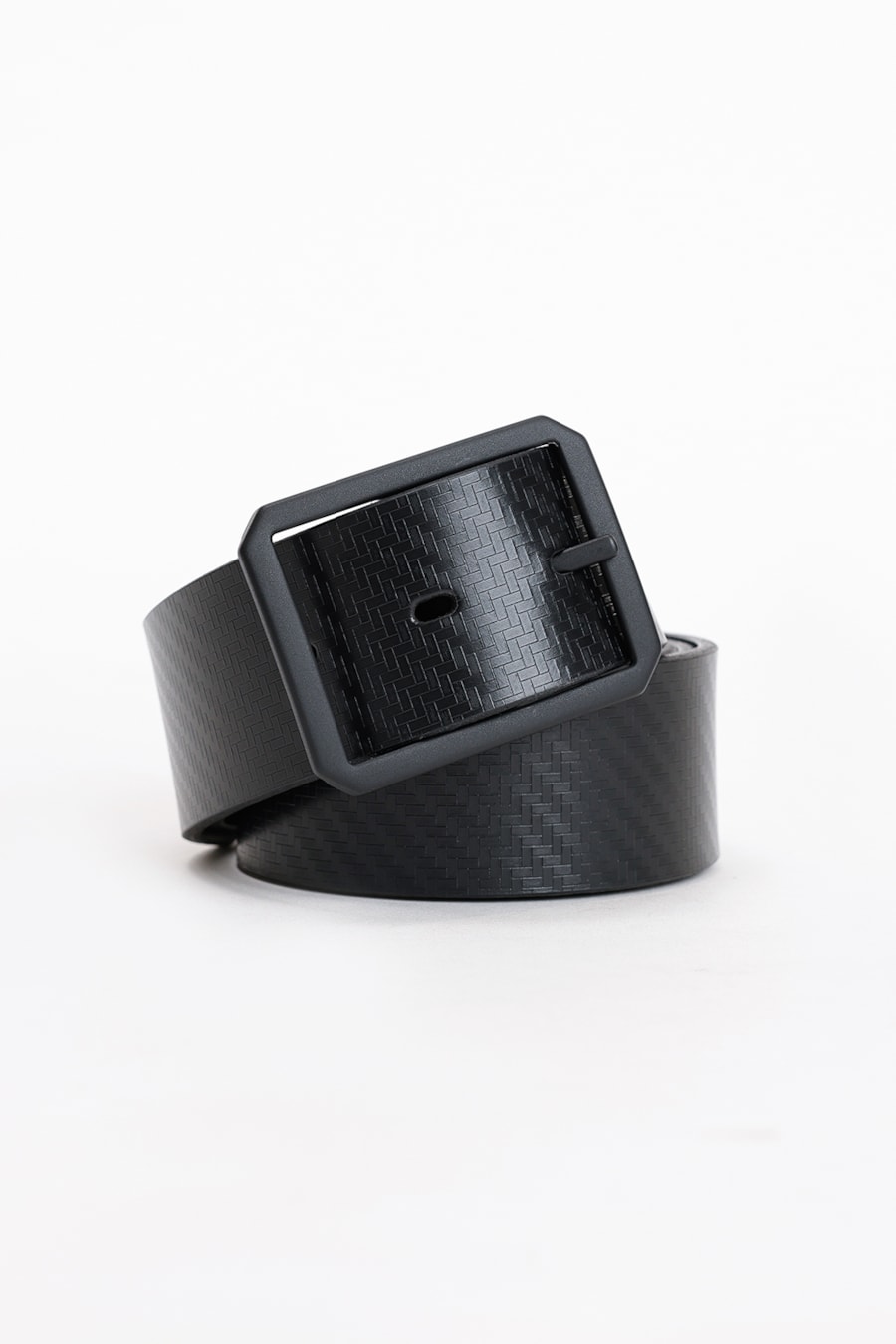 Cinto Couro Duplaface Carbon Preto e Café — foto 1 de 4
