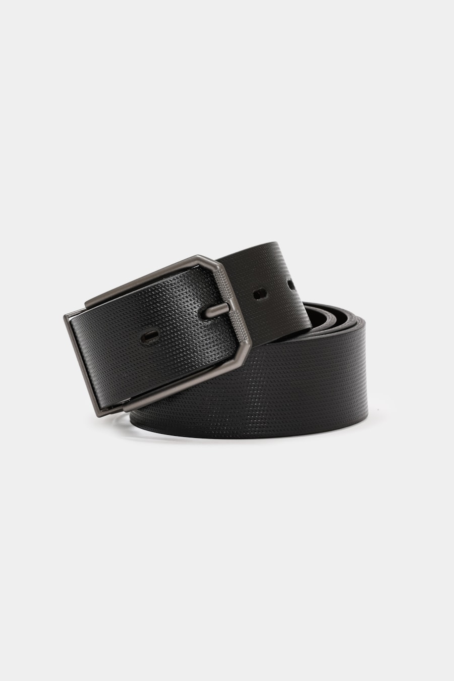 Cinto Dupla Face Grain Preto/Cafe — foto 1 de 6