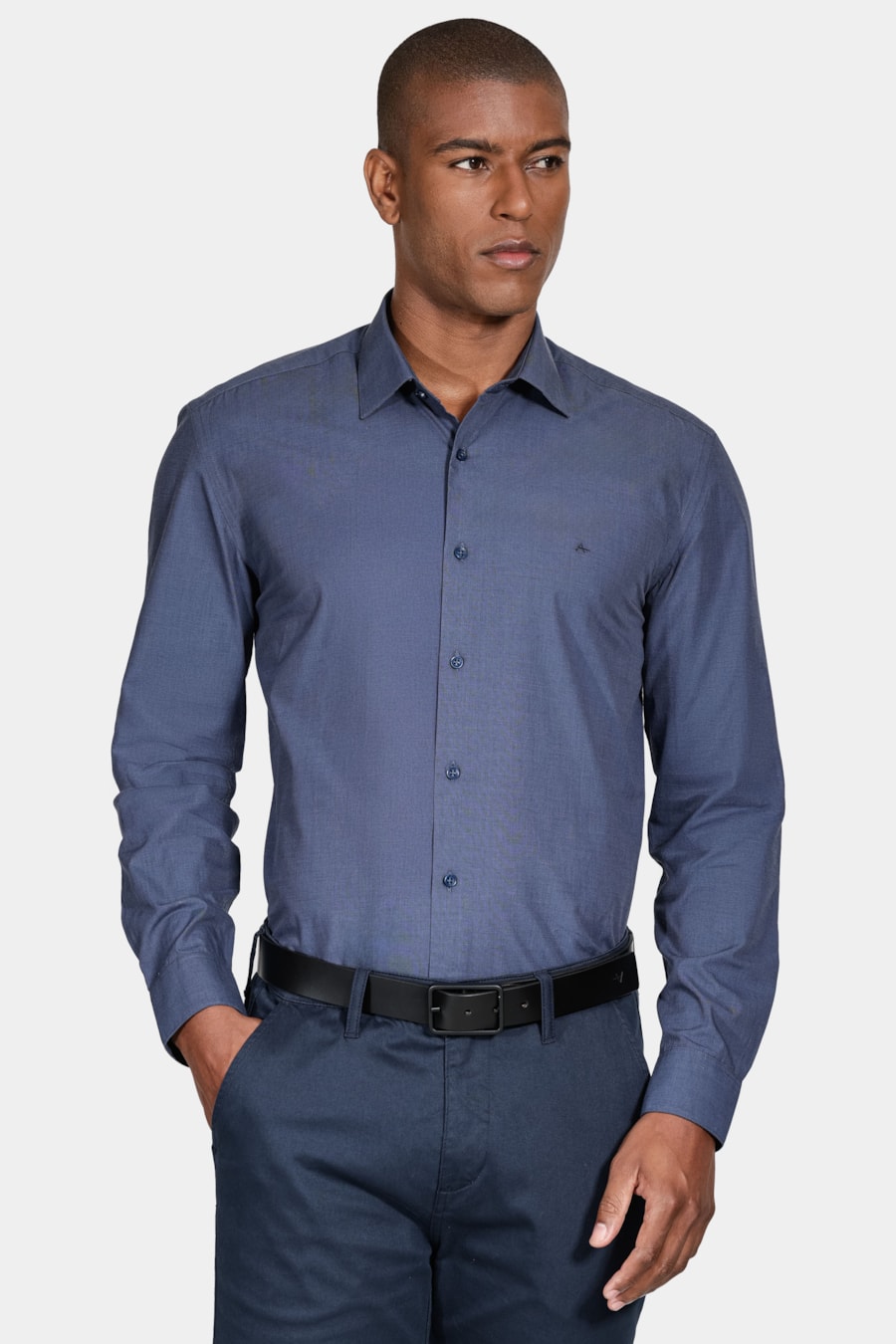 Cinto Dupla Face Soft Shift Preto/Café — foto 5 de 6