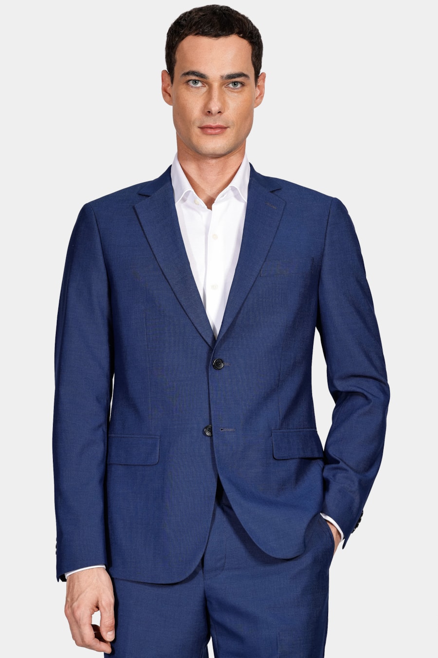 Costume Falso Liso Super Slim Azul — foto 1 de 12