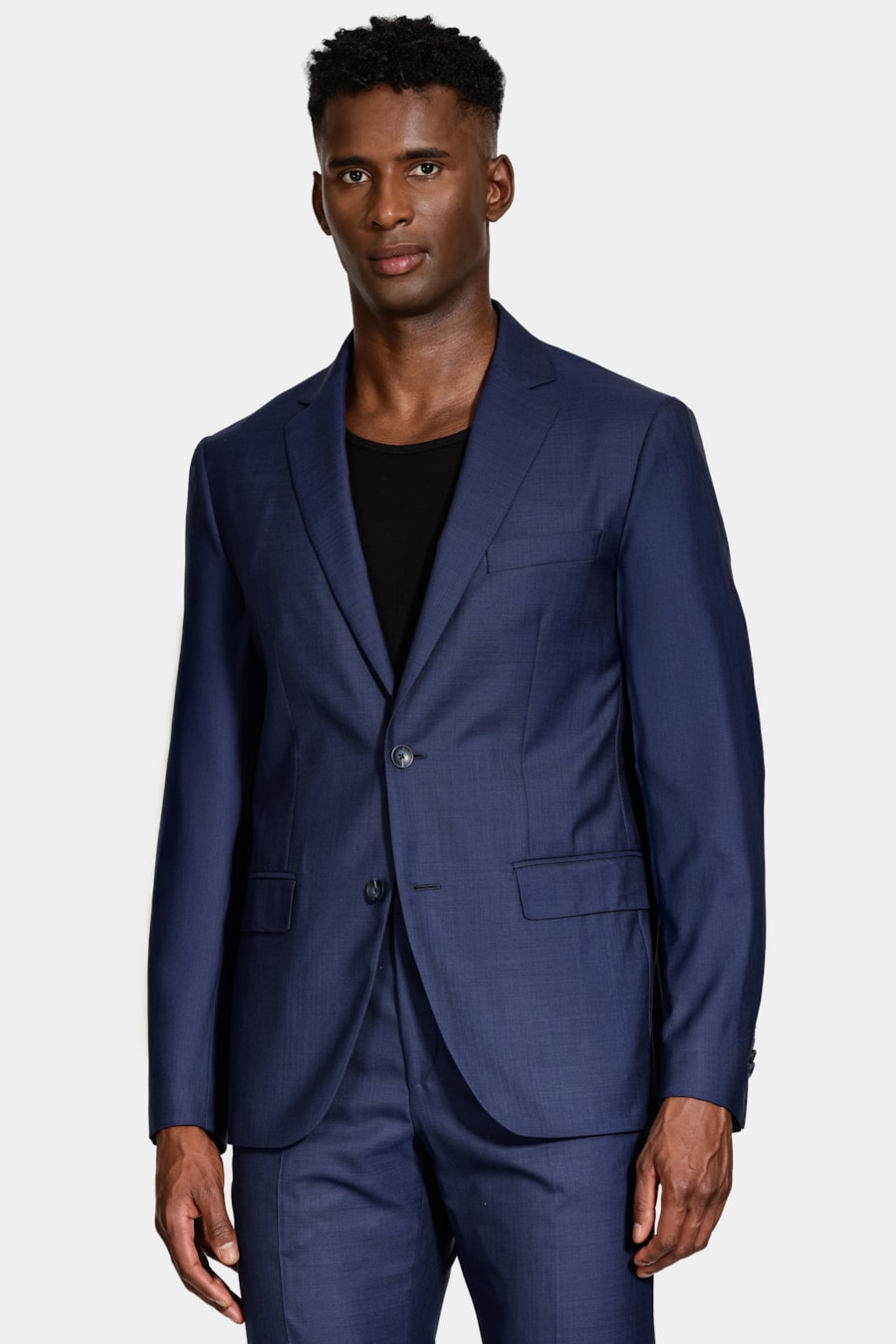 Costume Lã e Seda Super Slim Premium Marinho — foto 1 de 11
