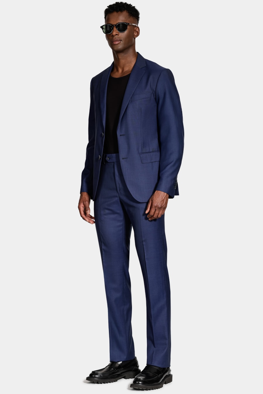 Costume Lã e Seda Super Slim Premium Marinho — foto 2 de 11