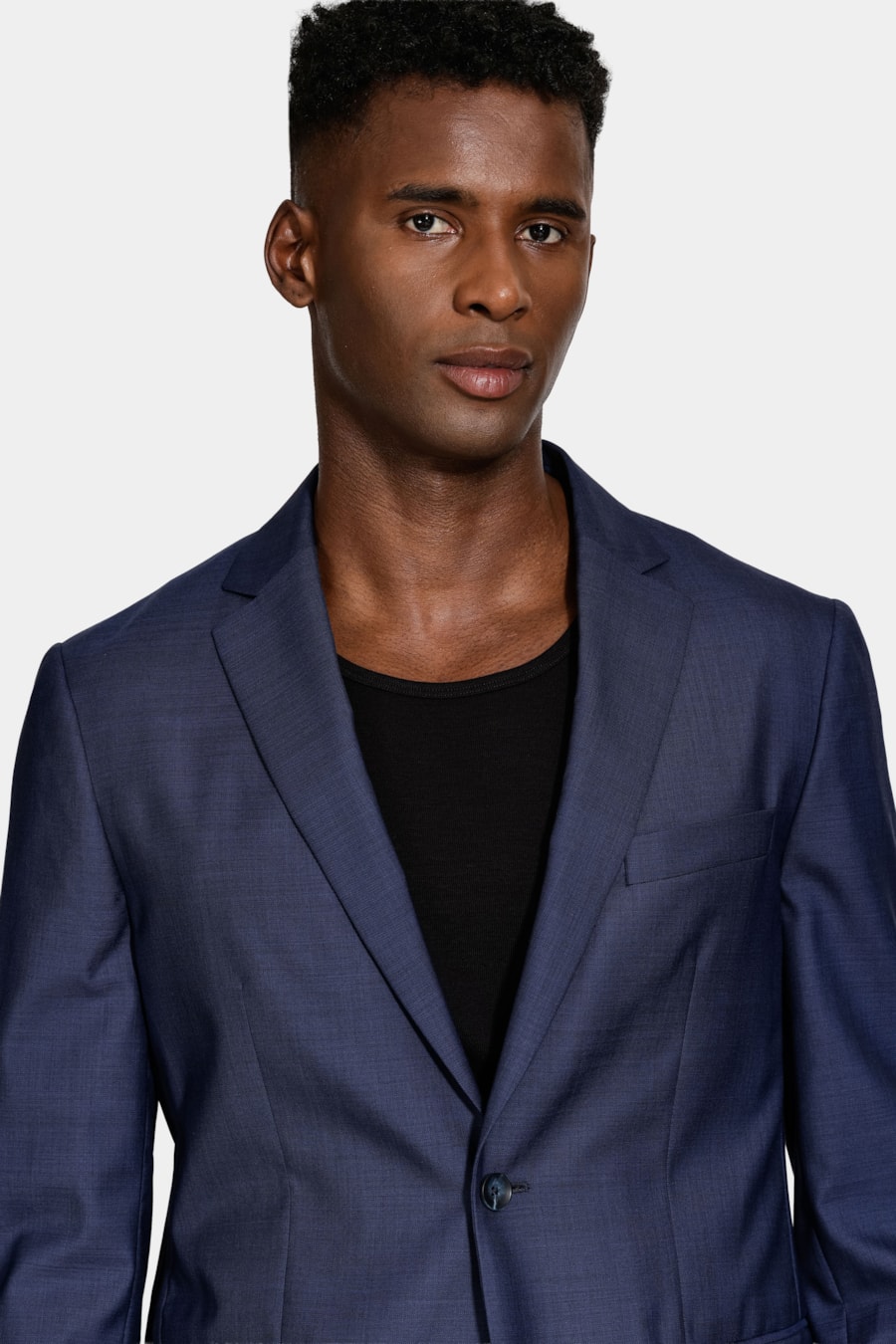 Costume Lã e Seda Super Slim Premium Marinho — foto 3 de 11