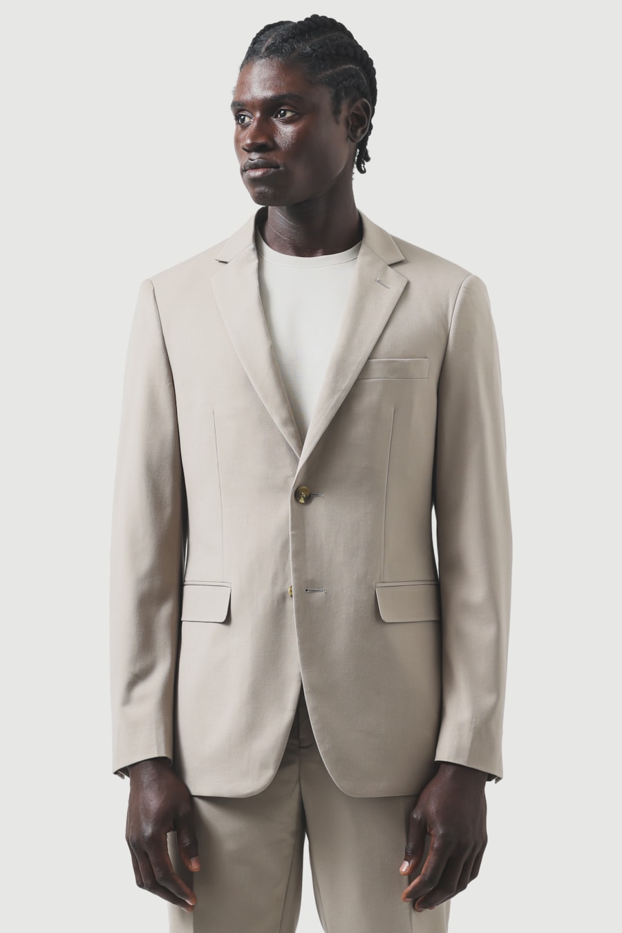 Costume Poliviscose Regular Areia — foto 1 de 12