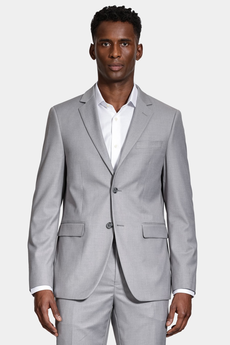 Costume Poliviscose Regular Cinza Claro — foto 1 de 11