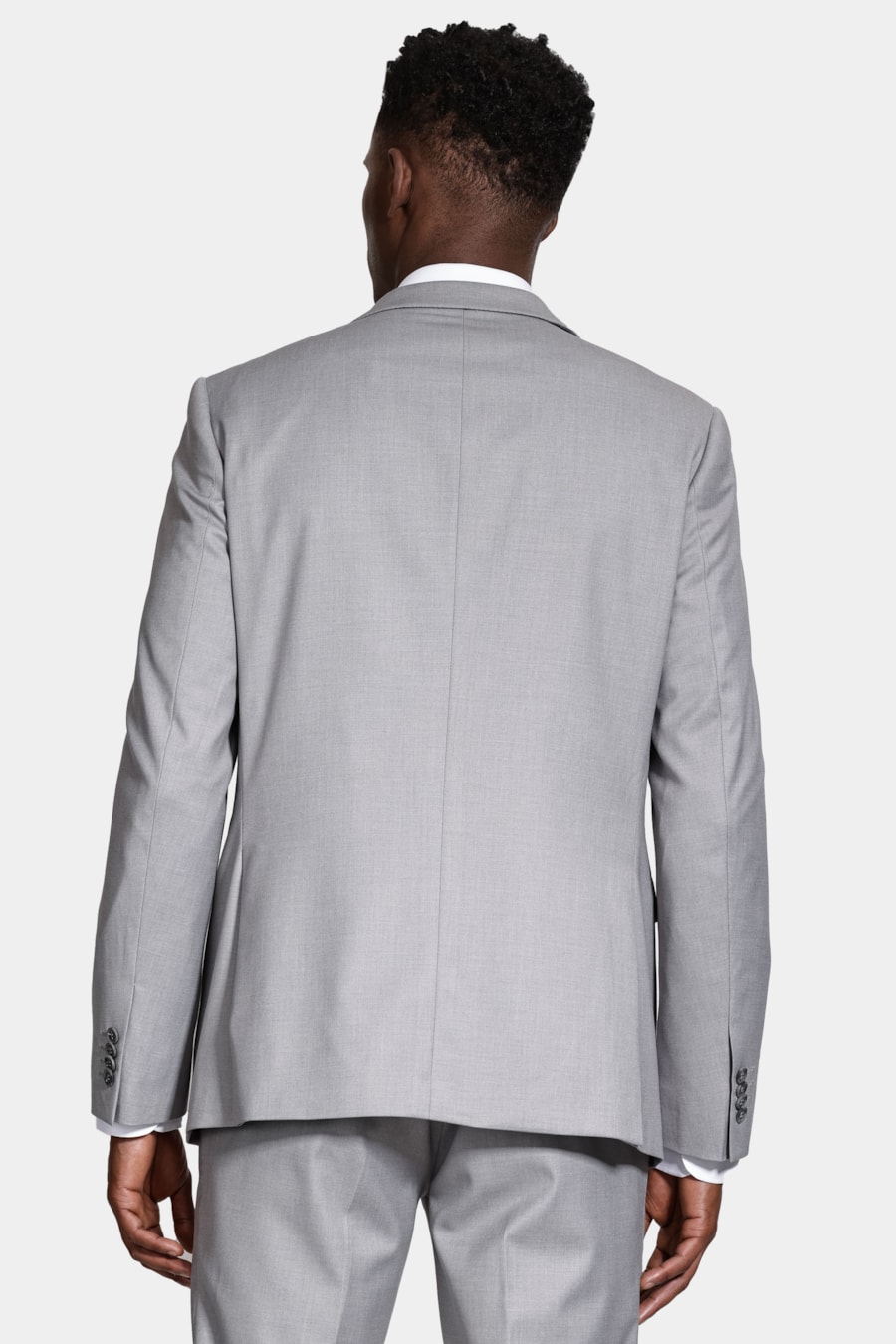 Costume Poliviscose Regular Cinza Claro — foto 4 de 11