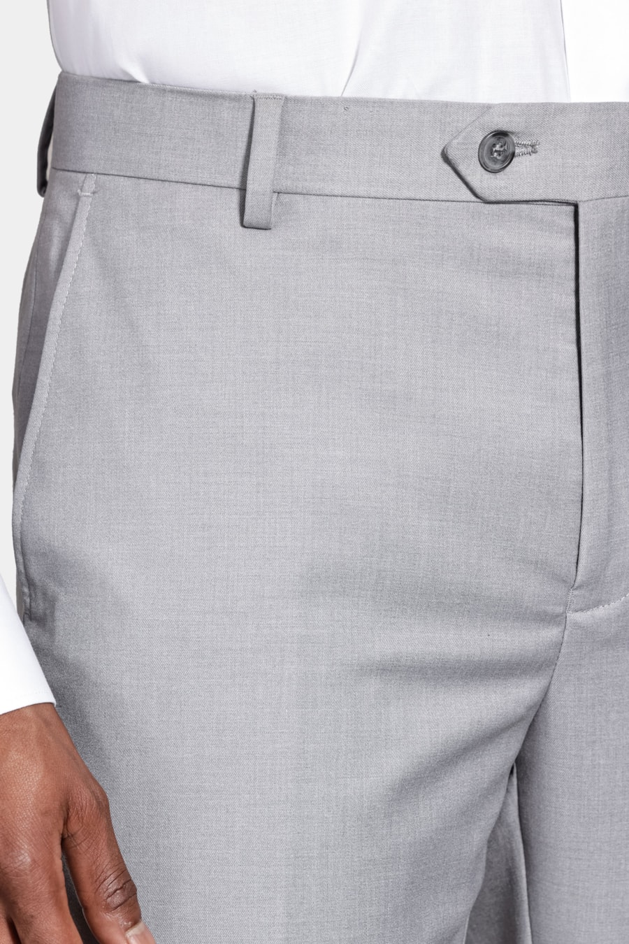 Costume Poliviscose Regular Cinza Claro — foto 6 de 11