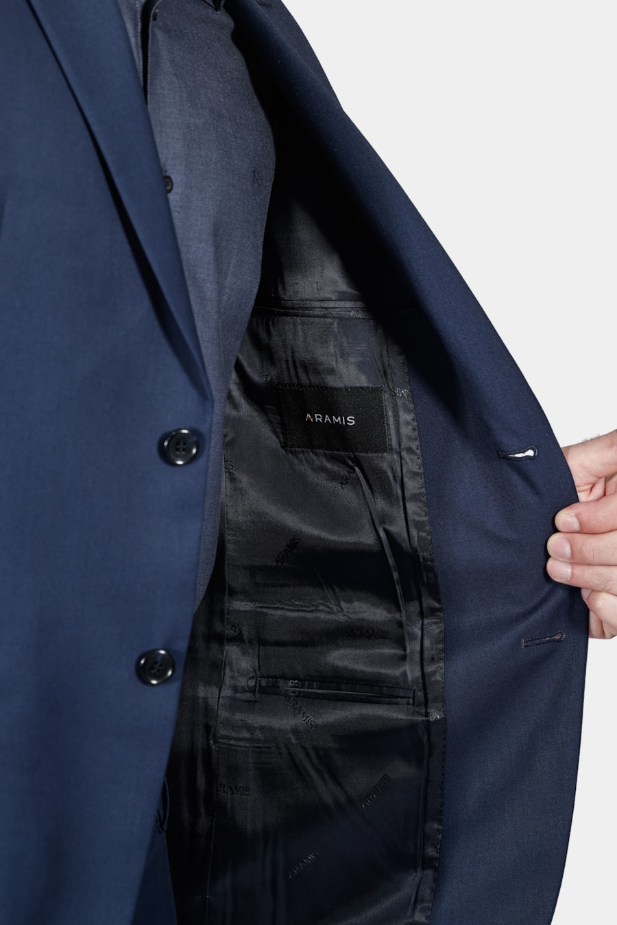 Costume Poliviscose Regular Marinho — foto 3 de 9